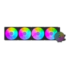 Kép 2/6 - Darkflash Radiant DC-480 ARGB PC vízhűtő, 4x 120x120 (fekete)