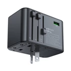 Kép 3/6 - Multifunctional travel wall charger Acefast Z1, 2xUSB-A, 3xUSB-C, GaN, 67W, US/EU/UK/AU (black)