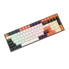 Kép 2/6 - Mechanical keyboard Royal Kludge RK100 RGB, brown switch (black-orange)