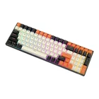 Kép 4/6 - Mechanical keyboard Royal Kludge RK100 RGB, brown switch (black-orange)