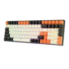 Kép 6/6 - Mechanical keyboard Royal Kludge RK100 RGB, brown switch (black-orange)