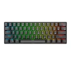 Kép 1/6 - Mechanical keyboard Royal Kludge RK61 RGB, red switch (black)