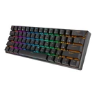 Kép 2/6 - Mechanical keyboard Royal Kludge RK61 RGB, red switch (black)