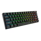 Kép 3/6 - Mechanical keyboard Royal Kludge RK61 RGB, red switch (black)