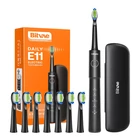 Kép 1/2 - Sonic toothbrush with tips set and travel case BV E11 (Black)