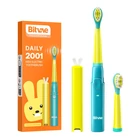Kép 1/4 - Sonic toothbrush with replaceable tip BV 2001 (blue/yellow)