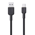 Kép 2/3 - Cable Aukey CB-NAC2 USB-A to USB-C 1.8m (black)