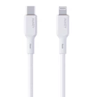 Kép 2/3 - Cable Aukey CB-NCL2 USB-C to Lightning 1.8m (white)