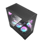 Kép 5/5 - Darkflash DS900 AIR számítógépház (fekete) + 6 ARGB ventilátorok