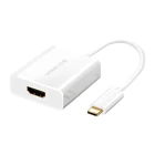 Kép 1/3 - UGREEN 40273 USB-C - HDMI 1.4 adapter, 4K (fehér)