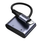 Kép 3/7 - 2-in-1 Audio adapter Joyroom SY-L02 Lightning to Double Lightning (black)