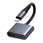 Kép 7/7 - 2-in-1 Audio adapter Joyroom SY-L01 Lightning to 3.5mm + Lightning (black)