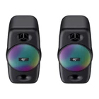 Kép 2/5 - Głośniki komputerowe 2.0 Havit SK213 Bluetooth RGB