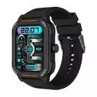 Kép 2/7 - Smartwatch Blitzwolf BW-GTC3 (czarny/czarny stalowy)