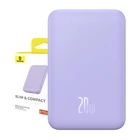Kép 9/9 - Baseus Mágneses Mini Powerbank, 5000mAh, 20W (lila)