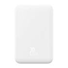 Kép 1/10 - Baseus Mágneses Mini Powerbank, 5000mAh, USB-C, 20W (fehér)