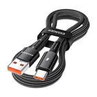 Kép 1/2 - Essager USB-A to USB-C 120W 1m cable (black)