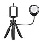 Kép 1/2 - Phone holder/tripod APEXEL APL-JJ21FL with LED light (black)