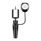 Kép 2/2 - Phone holder/tripod APEXEL APL-JJ21FL with LED light (black)