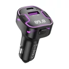 Kép 3/5 - Car charger XO BCC12 Bluetooth MP3+5V3.1A 15W (black)