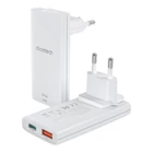 Kép 3/3 - Choetech PD6011 PD65W GaN vékony USB-A+C mini utazási töltő (fehér)