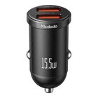 Kép 1/3 - Ładowarka samochodowa Mcdodo CC-2950, 2x USB, 15,5 W (fekete)