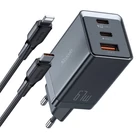 Kép 1/4 - Ładowarka sieciowa GaN Mcdodo CH-1544, 2x USB-C, 1x USB, 67 W + USB-C - USB-C kábel (fekete)