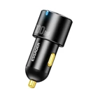 Kép 2/2 - USB-A+USB-C 100W autós töltő Essager (fekete)