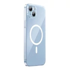 Kép 2/9 - Baseus Crystal Series Magnetic Case for iPhone 14 Plus + tempered glass