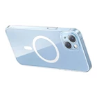 Kép 4/9 - Baseus Crystal Series Magnetic Case for iPhone 14 Plus + tempered glass