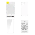 Kép 6/9 - Baseus Crystal Series Magnetic Case for iPhone 14 Plus + tempered glass