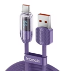 Kép 1/3 - Cable USB to USB-C Toocki TXCTYX05-P, 1m, FC 66W (purple)