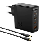 Kép 1/2 - Wall charger McDodo GAN 3xUSB-C + USB, 100W + 2m cable (black)
