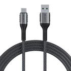 Kép 1/3 - Kabel szybko ładujący USB-A 3.1 do USB-C Lention CB-ACE-6A1M, 6A, 10Gbps, 1m (czarny)