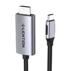 Kép 1/2 - Lention CU707 USB-C to HDMI 2.0 cable, 4K60Hz, 1Gbps, 3m (gray)