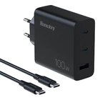 Kép 1/3 - Ładowarka sieciowa HuntKey P100 100W PD + Kabel