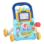 Kép 2/2 - Interactive educational baby walker (blue) Huanger HE0810