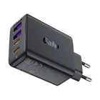 Kép 2/3 - Acefast A61 GaN töltő 2xUSB-A, 2xUSB-C PD45W EU (fekete)