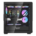 Kép 5/8 - Darkflash DF2100 számítógépház + 4 ARGB ventilátor (fekete)