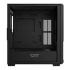 Kép 7/8 - Darkflash DF2100 számítógépház + 4 ARGB ventilátor (fekete)