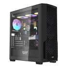 Kép 2/8 - Darkflash DF2100 számítógépház + 4 ARGB ventilátor (fekete)