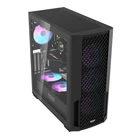 Kép 3/8 - Darkflash DF2100 számítógépház + 4 ARGB ventilátor (fekete)
