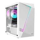 Kép 1/7 - Computer case Aigo AL390 + RGB fan (white)