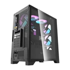 Kép 7/10 - Darkflash DRX70 Glass számítógépház + 4 RGB ventilátor (fekete)