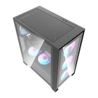 Kép 8/10 - Darkflash DRX70 Glass számítógépház + 4 RGB ventilátor (fekete)