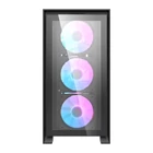 Kép 5/10 - Darkflash DRX70 Glass számítógépház + 4 RGB ventilátor (fekete)