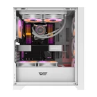 Kép 5/12 - Darkflash DRX70 GLASS számítógépház + 4 RGB ventilátor (fehér)