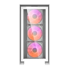 Kép 7/12 - Darkflash DRX70 GLASS számítógépház + 4 RGB ventilátor (fehér)