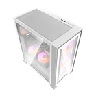 Kép 9/12 - Darkflash DRX70 GLASS számítógépház + 4 RGB ventilátor (fehér)