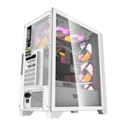 Kép 2/12 - Darkflash DRX70 GLASS számítógépház + 4 RGB ventilátor (fehér)
